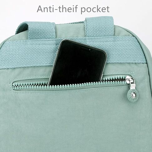 Mini Backpack for Women Small Nylon Backpack Purse Casual Daypack shopping for Ladies (Khaki) in Saudi Arabia