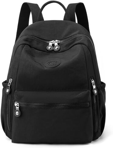 Mini Backpack for Women Small Nylon Backpack Purse Casual Daypack shopping for Ladies (Khaki) in Saudi Arabia