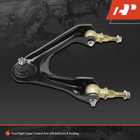 ذراع التحكم العلوي الأيمن الأمامي A-Premium، مع وصلة كروية وبطانة، متوافق مع Honda Accord 94-97، Odyssey 95-98، Acura CL 97-99، Isuzu Oasis 96-99 in Saudi Arabia