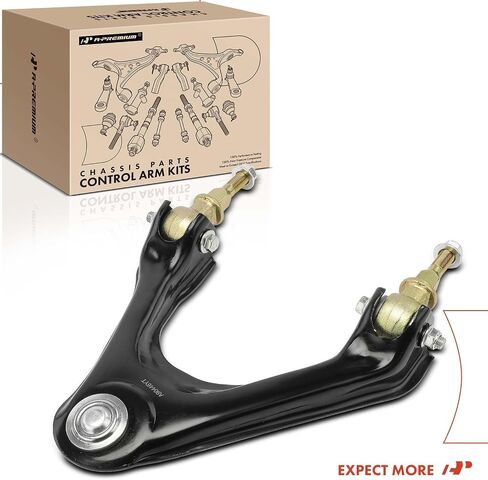 ذراع التحكم العلوي الأيمن الأمامي A-Premium، مع وصلة كروية وبطانة، متوافق مع Honda Accord 94-97، Odyssey 95-98، Acura CL 97-99، Isuzu Oasis 96-99 in Saudi Arabia