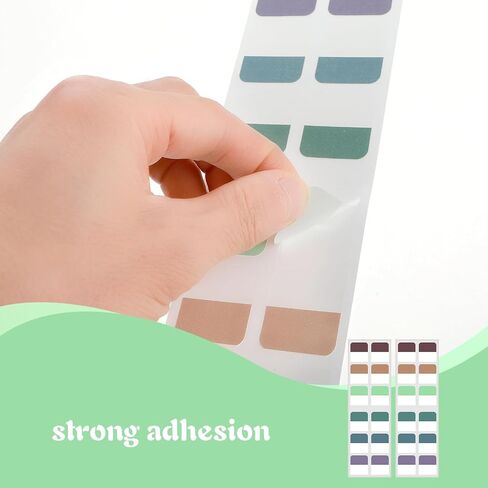 Jeffdad 240 Pcs Sticky Index Tabs, Sticky Tabs for Notebooks, Self-Adhesive Writable Index Labels, Page Markers Labels for Reading Notes(Classic Color) in Saudi Arabia