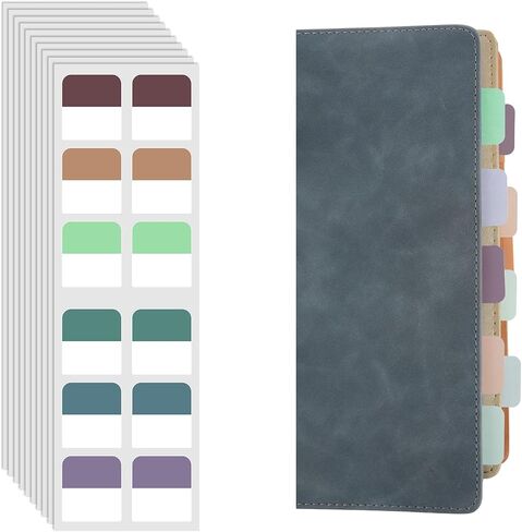 Jeffdad 240 Pcs Sticky Index Tabs, Sticky Tabs for Notebooks, Self-Adhesive Writable Index Labels, Page Markers Labels for Reading Notes(Classic Color) in Saudi Arabia