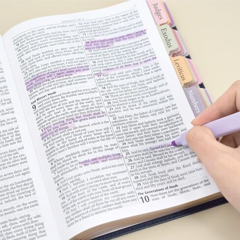 مجموعة مذكرات الكتاب المقدس الجمالية 25 قطعة، أقلام تحديد الكتاب المقدس وأقلام لا تنزف، حقيبة أقلام ذات سعة كبيرة وعلامات لاصقة شفافة، لوازم دراسة الكتاب المقدس، أدوات دراسة الكتاب المقدس، للمكتب المدرسي والمنزل in Kuwait