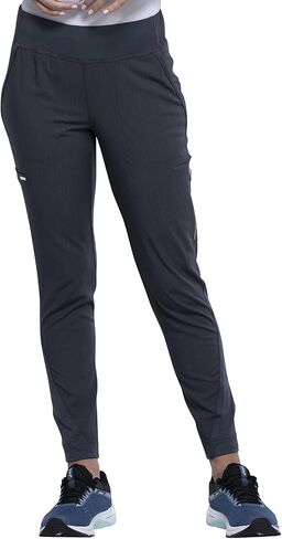 Cherokee Statement Women Scrubs Pant Mid Rise Tapered Leg Pull-on CK175 in Saudi Arabia