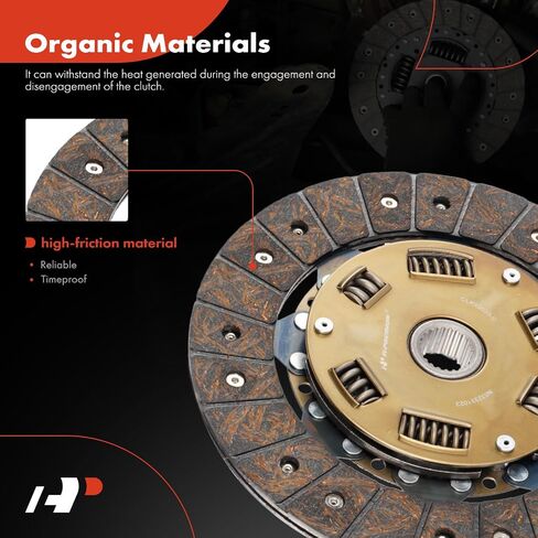A-Premium Transmission Clutch Kit Set Compatible with Mazda 323 1988-1989, 626 1983-1992, B2000 1986-1987, MX3 1992-1995, MX6 1988-1992, Protege 1990-1995, Capri 1991-1994, Tracer & Ford Escort, Probe in Saudi Arabia
