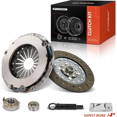 A-Premium Transmission Clutch Kit Set Compatible with Mazda 323 1988-1989, 626 1983-1992, B2000 1986-1987, MX3 1992-1995, MX6 1988-1992, Protege 1990-1995, Capri 1991-1994, Tracer & Ford Escort, Probe in Saudi Arabia