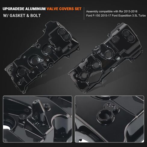 أغطية صمامات ألومنيوم 3.5 لتر متوافقة مع Ford 2015-2017 Expedition 2013-2016 F-150 استبدال # BL3Z-6582-H DL3Z-6582-C in Kuwait