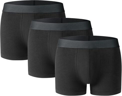 ملابس داخلية رجالية من Luna & Sun ملابس داخلية قطنية ناعمة ومريحة ومسامية، 3 قطع in Kuwait