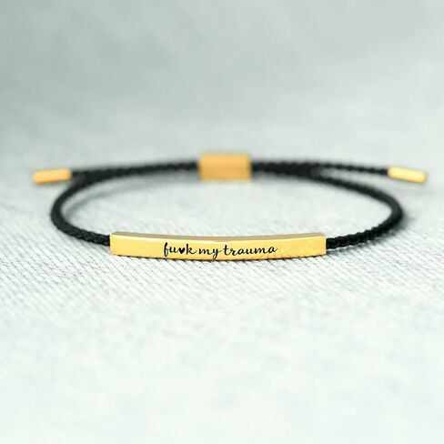 LIU JUN Let Them Bracelet for Women, Adjustable Braided Stainless Steel Engraving Inspirational Let Them Bracelet Gifts Jewelry in Saudi Arabia