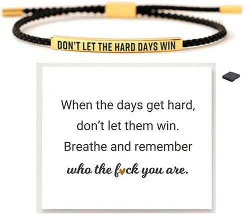 LIU JUN Let Them Bracelet for Women, Adjustable Braided Stainless Steel Engraving Inspirational Let Them Bracelet Gifts Jewelry in Saudi Arabia