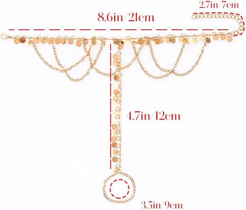 Gold Sequins Barefoot Sandals Pearl Layered Anklets Beaded Beach Foot Chain Ankle Bracelets for Women1 Pairs in Saudi Arabia