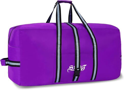 120L Extra Large Duffle Bag for Airline and Travel |Luggage Duffel Bag for Men Women | Oversized Camping Storage | Foldable Big Weekend Overnight, Moving, Checked Carry On Bag (Black) in Saudi Arabia