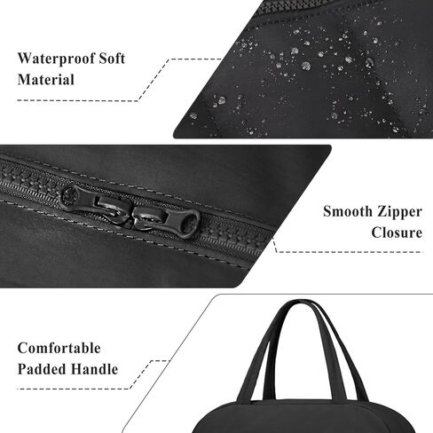 حقيبة دفل للسفر للنساء، حقائب ليلية لعطلة نهاية الأسبوع مع حجرة للأحذية، حقيبة حمل أثناء السفر لصالة الألعاب الرياضية للنساء in Kuwait