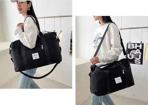 Womens Duffel Bag for Travel Carry on Bag for Airplane Weekender Overnight Bag with Wet Pocket Waterproof Sports Gym Bag in Kuwait