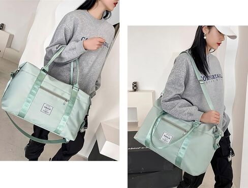 Womens Duffel Bag for Travel Carry on Bag for Airplane Weekender Overnight Bag with Wet Pocket Waterproof Sports Gym Bag in Kuwait
