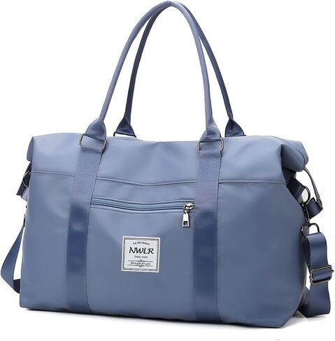 Womens Duffel Bag for Travel Carry on Bag for Airplane Weekender Overnight Bag with Wet Pocket Waterproof Sports Gym Bag in Kuwait