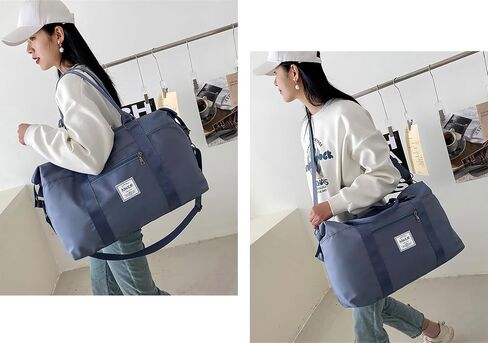 Womens Duffel Bag for Travel Carry on Bag for Airplane Weekender Overnight Bag with Wet Pocket Waterproof Sports Gym Bag in Kuwait