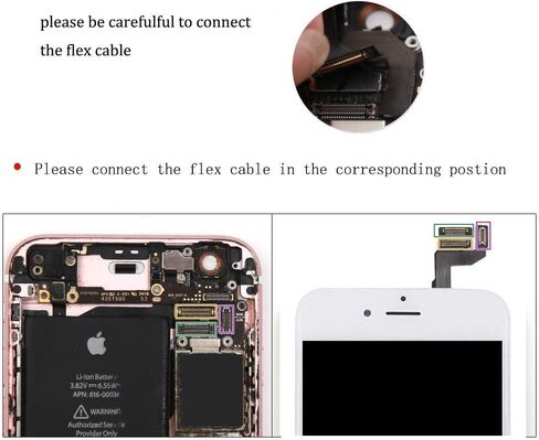 مجموعة استبدال شاشة FFtopu iPhone 13 مقاس 6.1 بوصة شاشة LCD تعمل باللمس ثلاثي الأبعاد ومحول رقمي عالي الدقة بالكامل مجموعات إصلاح التجميع الكامل ملصق إطار مقاوم للماء + واقي شاشة مقوى لـ A2633 A2482 A2631 A2634 A2635 in Kuwait