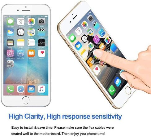 مجموعة استبدال شاشة FFtopu iPhone 13 مقاس 6.1 بوصة شاشة LCD تعمل باللمس ثلاثي الأبعاد ومحول رقمي عالي الدقة بالكامل مجموعات إصلاح التجميع الكامل ملصق إطار مقاوم للماء + واقي شاشة مقوى لـ A2633 A2482 A2631 A2634 A2635 in Kuwait