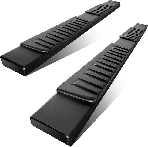 ELH 6 Inches Running Boards Compatible with 2015-2024 Chevrolet Colorado GMC Canyon Crew Cab 15 16 17 18 19 20 21 22 Colorado with 6 Brackes Stainless Steel Side Step Rail Nerf Bars (Silver) in Saudi Arabia