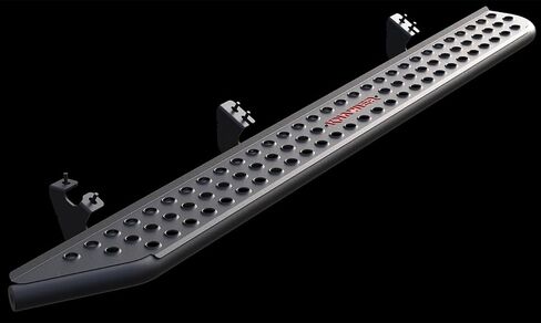 لوحات الجري لعام 2024+كابينة تاكوما المزدوجة/كابينة الطاقم مع 4 أبواب كاملة الحجم، وخطوات جانبية سوداء، وقضيب خطوات الشاحنة، ومسحوق أسود مزخرف بدون حفر (قطعتان) in Kuwait