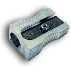 Kum 400-1K Magnesium Alloy Metal 1-Hole Steel Blade Wedge Pencil Sharpener