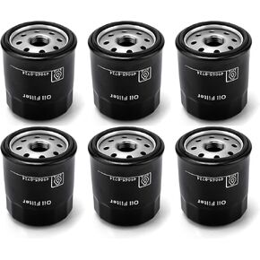 (6 عبوات) 49065-0724 استبدال فلتر الزيت لـ Kawasaki 49065-7010، متوافق مع Kawasaki FH381V، FH430V، FH480V، FH541V، FH580V، FH601D، FH601V، FH641V، FH680D، FH680V، FH721D، FH721V