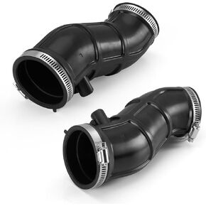 Left + Right Manifold Snorkel Air Box Intake Tube for Yamaha Raptor 660R YFM660R 2001-2005 5LP-14453-00-00 5LP-14454-00-00