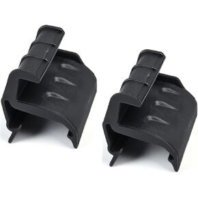 Soft Top Tailgate Retainer Bracket for 2007-2018 Jeep Wrangler JK JKU Soft Top Rear Window Retaining Clips,Soft Top Rear Window Clip Tailgate Bar Holders