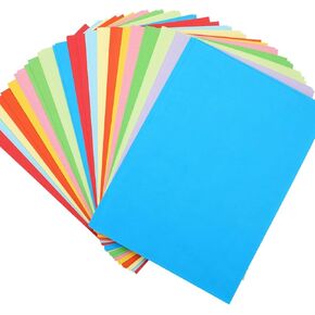SANNIX 200 Sheets 10 Colors Colored Paper A4 Printer Paper Copy Paper Stationery Paper Multipurpose Colored Printing Paper Origami Paper for DIY Kids Art Craft 8.5" X 11"