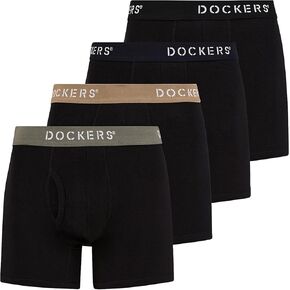 Dockers 4PK Cotton Stretch Boxer Briefs