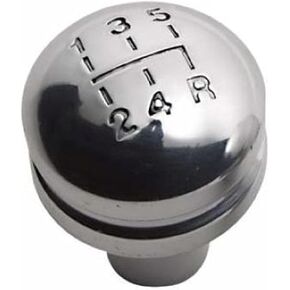 RAMPAGE PRODUCTS Polished Billet Shift Knob for Jeep Wrangler YJ | 5-Speed Shift Pattern, Billet Aluminum, Polished | 46006 | Fits 1987-1995 Jeep Wrangler YJ