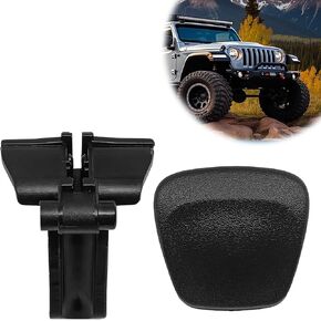 Auto Shifter Accessories, Automatic Lever Button, Auto Shifter Knob, compatible with Jeep Cherokee 2014-2018 Replace for 5YD291X9AA, 5YD261X9AA, Black Plastic