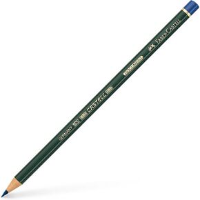 Faber-Castell Indelible Pencils: Pack of 12, Blue - Copying Pencil for Dental, Medical, Checks, Contracts and Other Permanent Pencil Applications, Document-Proof Checking Pencils