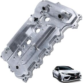MUCO New Engine Valve Cover Kit Aluminum With Gasket Bolts Oil Cap Fit for Camry 10-17 Highlander 08-19 R-AV4 09-18 Sienna 11-12 V-enza 09-15 Scion tC 11-16 2.5L 2.7L