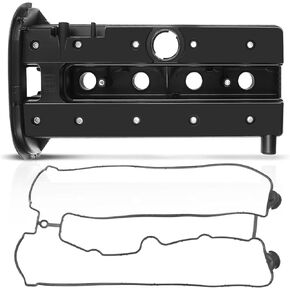 A-Premium Engine Valve Cover, with Gasket & Oil Filler Cap, Compatible with Daewoo Leganza 1999-2002, Nubira 1999-2002, Suzuki Forenza 2004-2005, L4 2.0L DOHC, Replace # 92062396, 90501943
