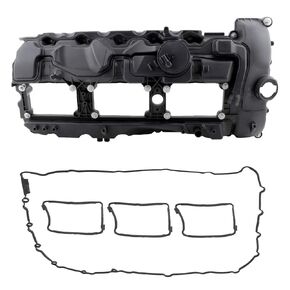 BOXI N55 Engine Valve Cover with Gasket Bolts Kit & Oil Cap for BMW 2010-2017 335i 535i 2011-2019 X5 X3 X6 2013-2015 740i 740Li 3.0L Part# 11127570292