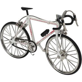 Pssopp Bike Model Mountain Bike Toy, Metal Bike Model Mini Model Ornament Desktop Decoration, 4.5 x 7.7in