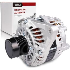 High Output Alternator for/Dodge Avenger Caliber 2007-2013 For/Jeep Compass Patriot 2007-2017 For/Chrysler 200 Sebring, 12V 115Amp 6 Groove Pulley Upgraded OE Replacement 04801323AB 11231N