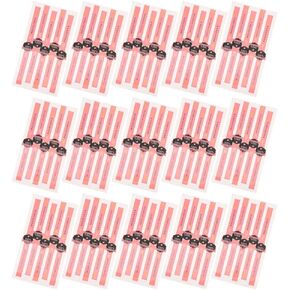 MAGICLULU Labels Stickers 100pcs Food Retail Package Seal Self Adhesive Evident Stickers Box Sealing Lables for Handmade Baking Craft Art Pink Packaging Sticker