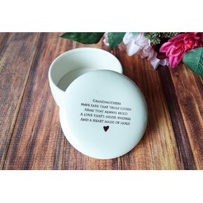 Susabella - Mother's Day Gift, Mother of the Bride Gift, Mom Wedding Gift From Bride, Mom Birthday Gift - Round Keepsake Box - As Long As I'm Living Your Baby I'll Be