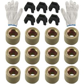 GY6 ATV moped 50cc 80cc 90cc 100cc driving wheel pulizhu/transmission roller (8g) + driving wheel sliding block + maintenance gloves