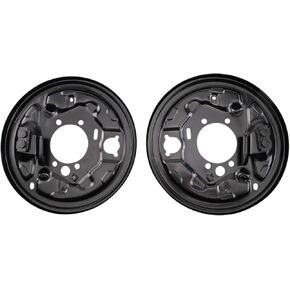 TRQ Rear Brake Rotor Backing Plate Compatible with 1998-2008 Subaru Forester 97-03 Impreza