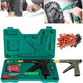 Glorivox Rapid Plug 2.0, Rapid Plug 2.0 Tire Repair, Tire Plug kit Heavy Duty Professional,The Rapidplug 2.0 Tire Plug Kit, with Mushroom Plug for Tyre Punctures and Flats On Cars, Tire Plug Kit
