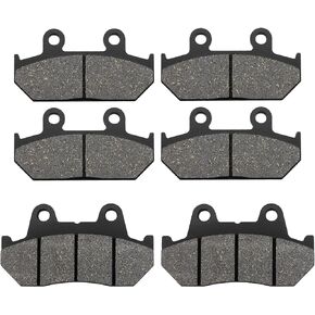 ZICOO Front and Rear Brake Pads for Honda Goldwing 1500 GL1500 GL 1500 SE L 1998-2000, GL1500A Aspencade GL1500I Interstate 1990-2000, VFR 750 CBR1000