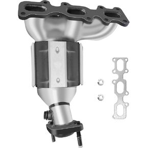 Compatible with Catalytic Converter Ford Explorer 2013-2019 3.5L Front Right,Replace 1379,19517,30585,674-256(EPA Compliant high flow exhaust manifold catalytic converter)