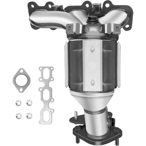 Compatible with Catalytic Converter Ford Explorer 2013-2019 3.5L Front Left,Replace 1378,19516,30584,674-255(EPA Compliant high flow exhaust manifold catalytic converter)