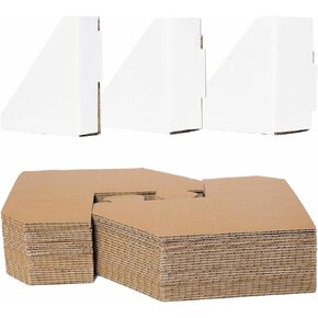 120 PACK Adjustable Picture Frame Cardboard Corner Protectors for Shipping, Packing or Moving Art - Pack of 120 - Fold 3 ways to fit frames from 0.5" - 1.5"