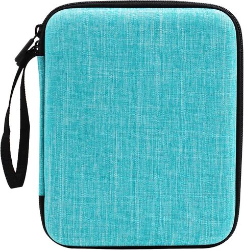 Card Case for Yoto cards 120 Pockets, Large Capacity Portable Folder with 2 Zipper and Carry Strap, Card Binder Holder with Sleeves for Travel (Grey) in Saudi Arabia