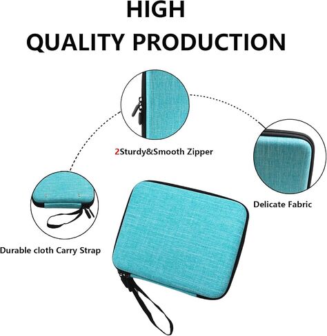 Card Case for Yoto cards 120 Pockets, Large Capacity Portable Folder with 2 Zipper and Carry Strap, Card Binder Holder with Sleeves for Travel (Grey) in Saudi Arabia